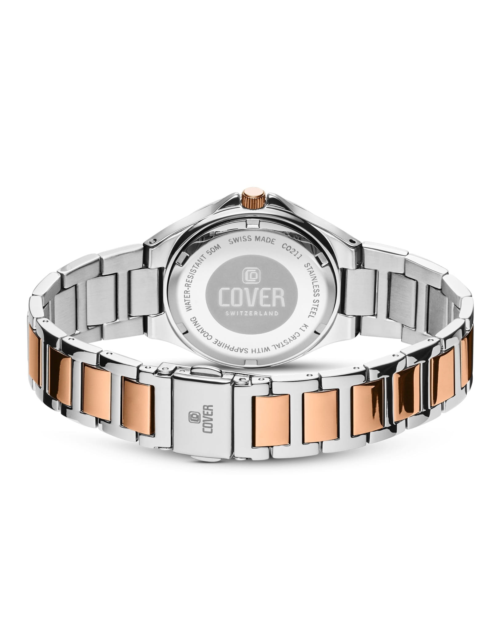 Cover Cover Cardea CO211.05,  швейцария женские часы на браслете нержавеющая сталь с pvd-покрытием боковой вид