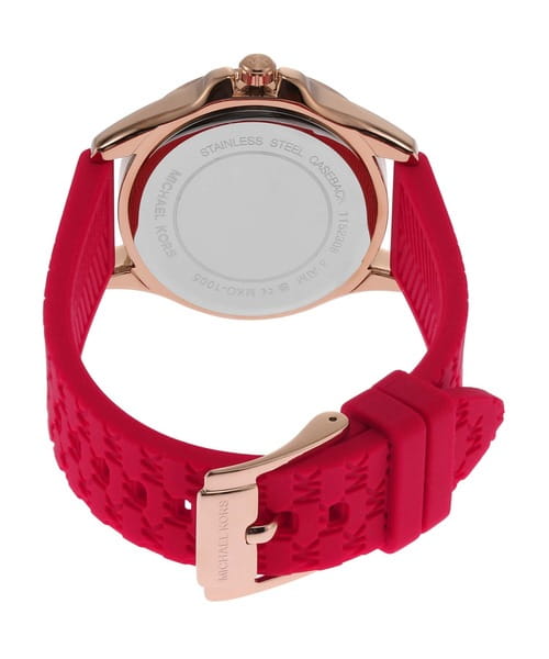 Michael Kors Michael Kors Pilot MKO1005 женские часы белый циферблат на запястье
