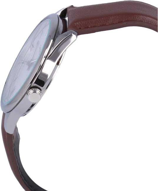 Casio Casio Collection MTP-V005L-7B5UDF (MTP-V005L-7B5), collection япония мужские часы на браслете кожаный боковой вид