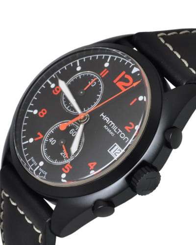 Hamilton Hamilton Khaki Aviation Pilot Pioneer Chrono H76582733 , наручные мужские часы фото под углом