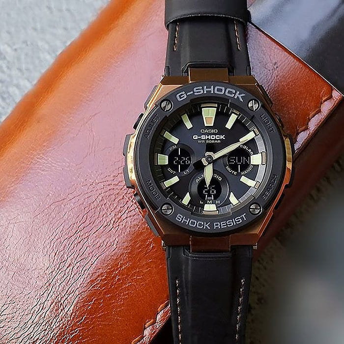 Оригинальные часы Casio Casio G-Shock GST-W120L-1A электронные калибр механизма  общий вид