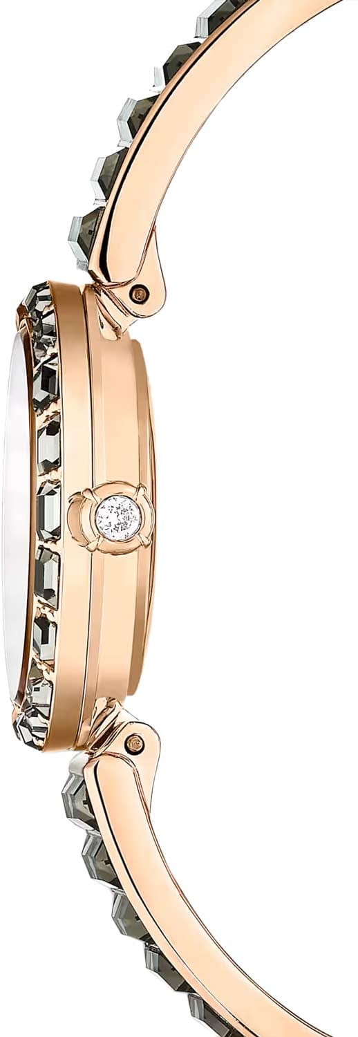 Swarovski Swarovski Matrix Bangle 5679887 кварцевые женские часы часы крупный план серый циферблата