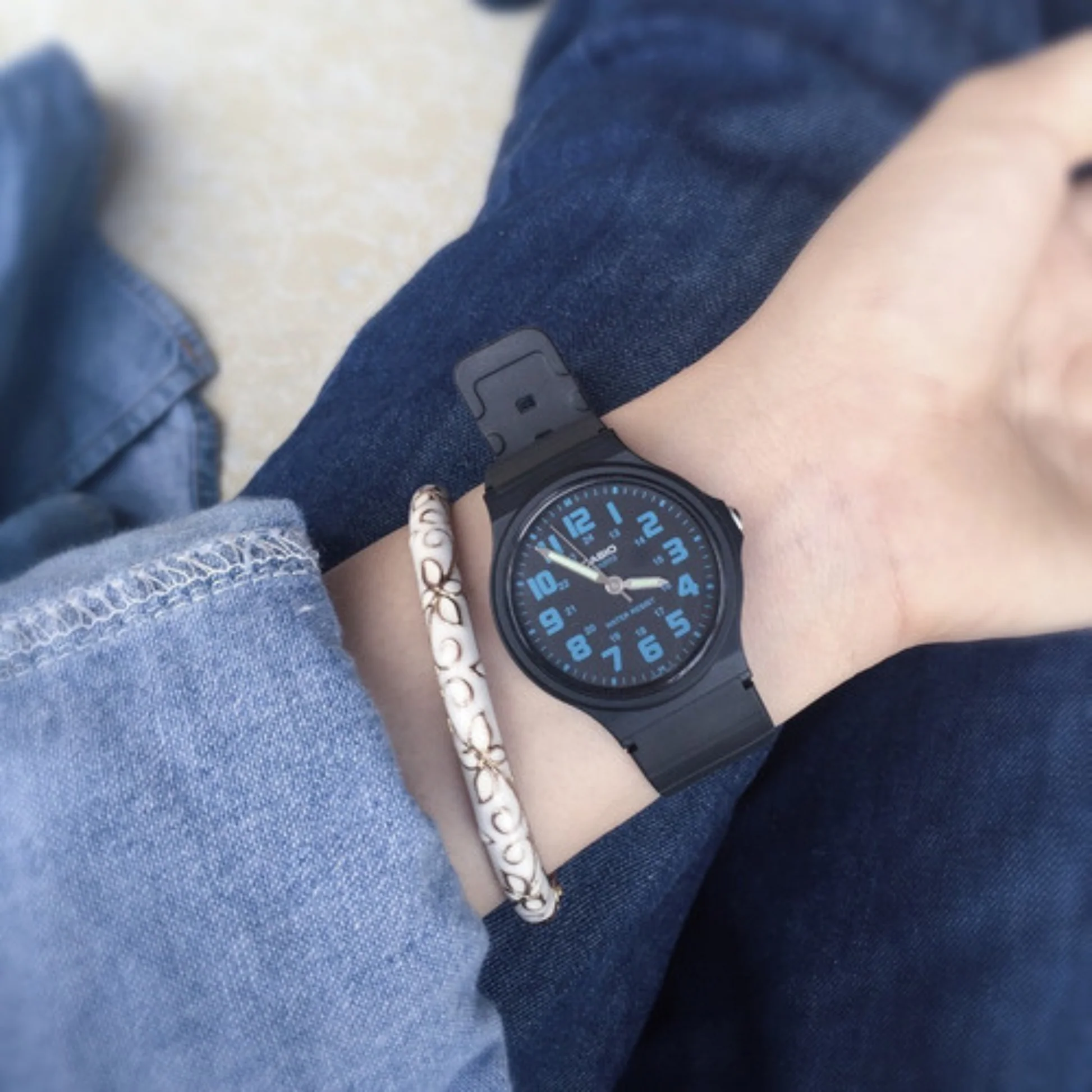 Casio Casio Collection MQ-71-2BDF (MQ-71-2B) , наручные мужские часы фото под углом