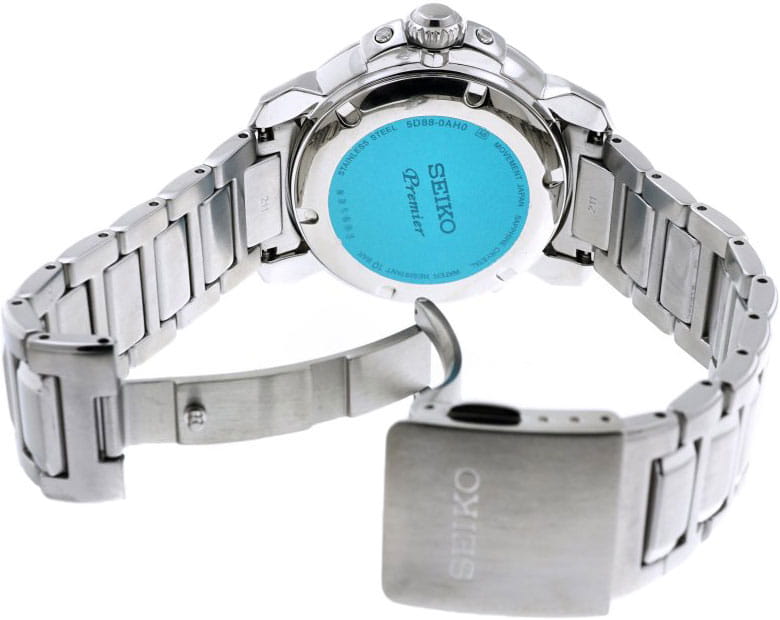 Seiko Seiko Premier SRX017P1 , наручные мужские часы фото под углом