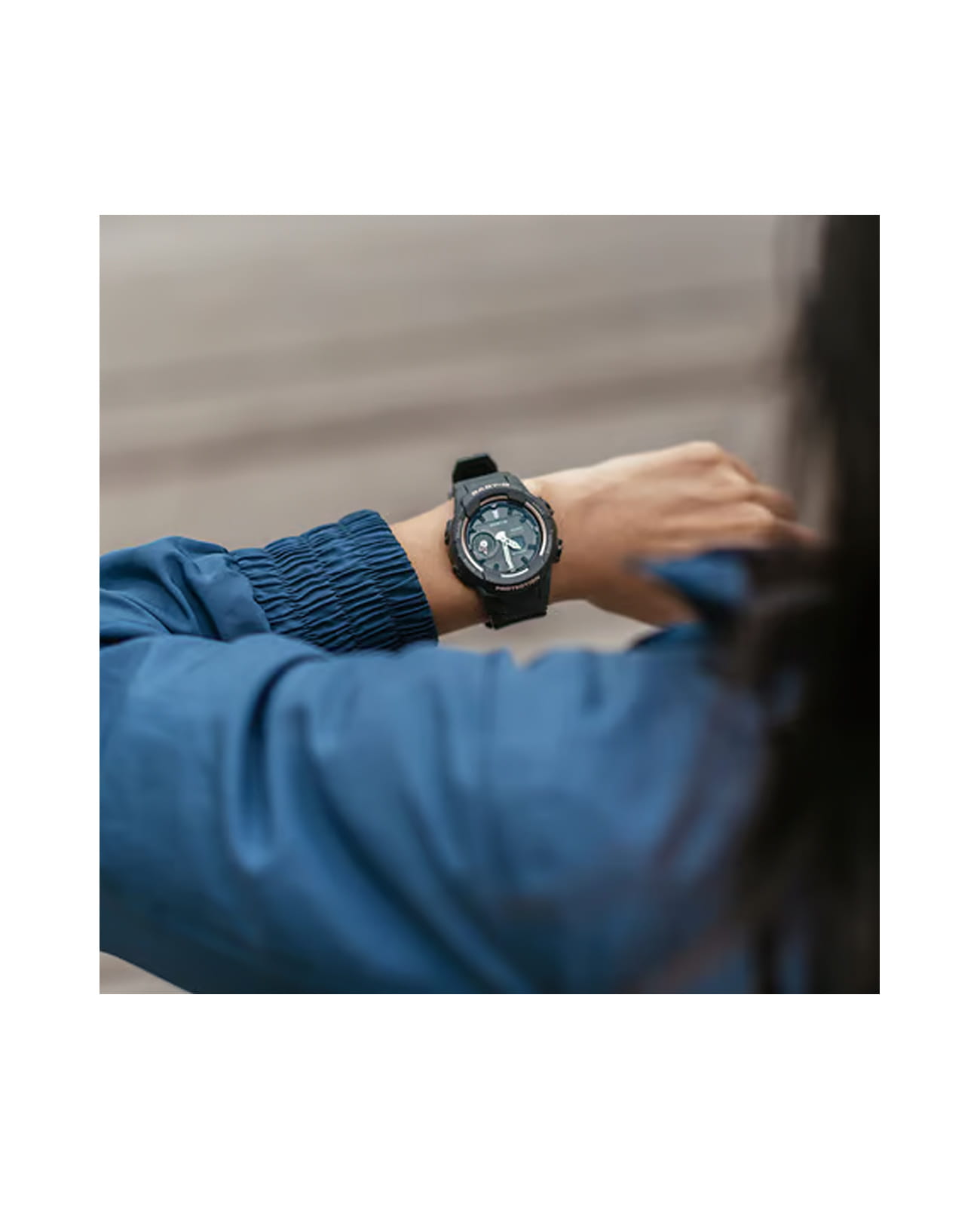 Casio Casio Baby-G BGA-230SA-1ADR кварцевые женские часы часы крупный план черный циферблата