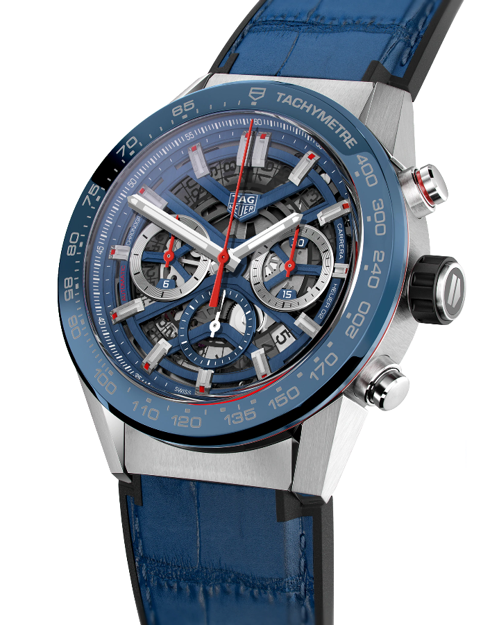 TAG Heuer TAG Heuer Carrera CBG2A11.FC6460 мужские часы синий циферблат на запястье