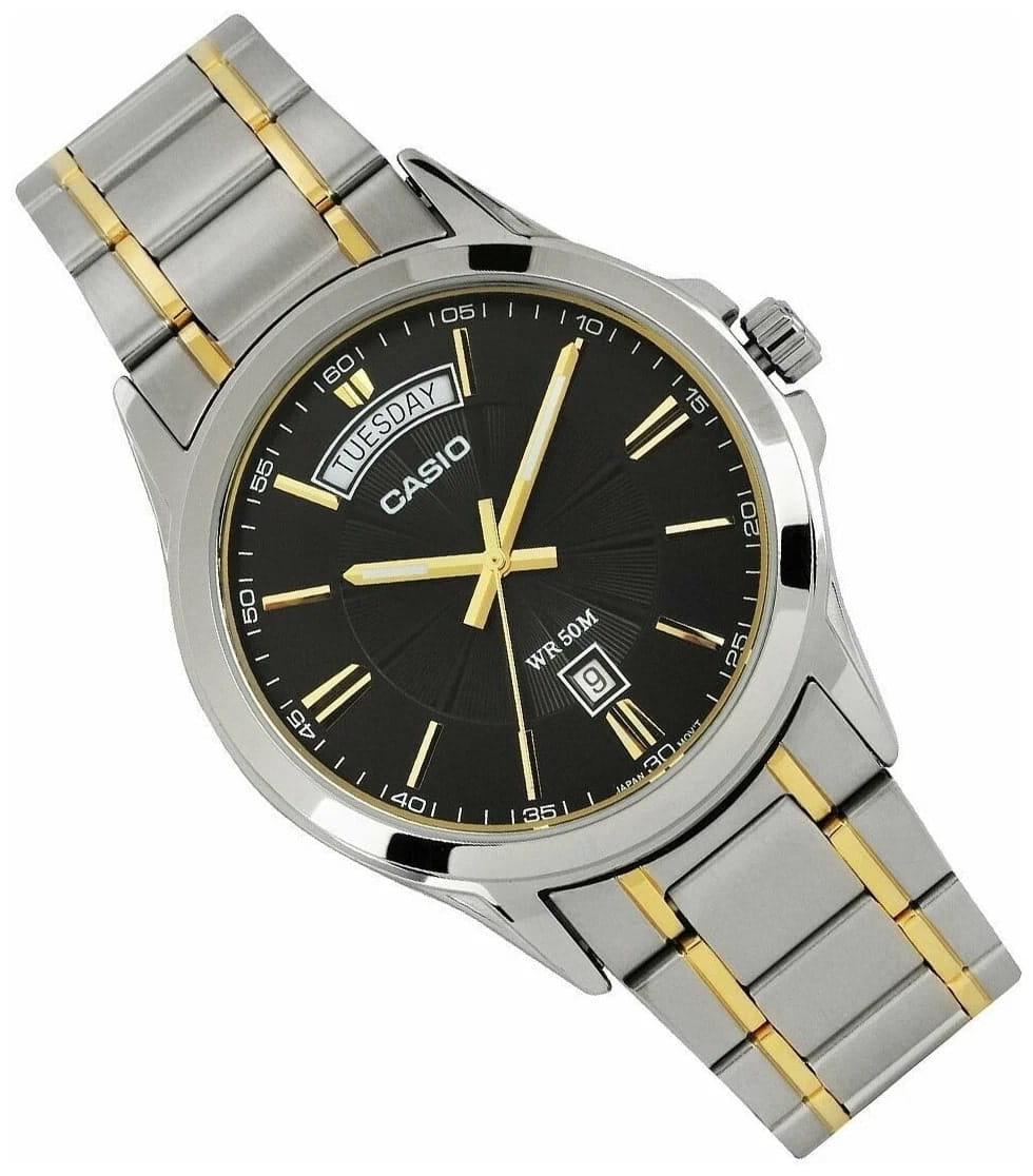 Casio Casio Collection MTP-1381G-1AVDF (MTP-1381G-1A) кварцевые часы с аксессуарами мужские часы модель MTP-1381G-1A
