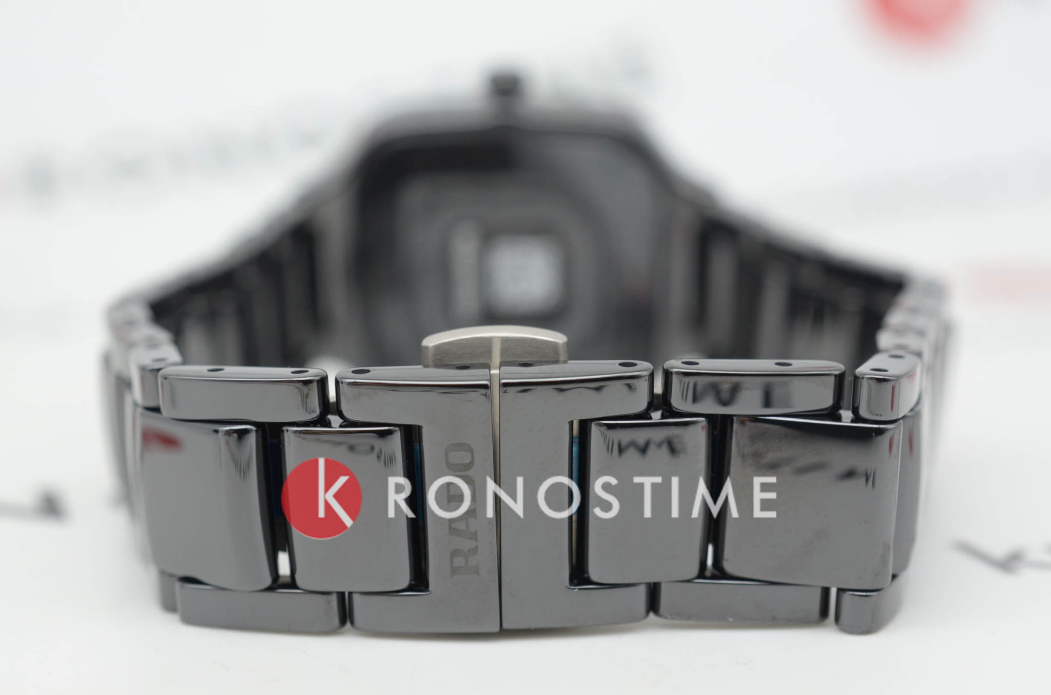 Rado Rado True Square R27080172 кварцевые женские часы часы крупный план черный циферблата