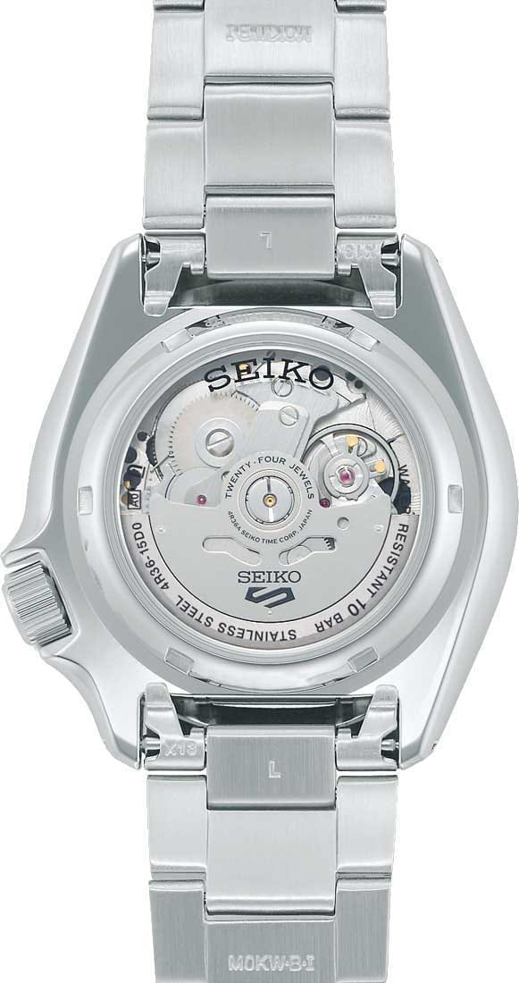 Seiko SRPK09K1 мужские часы застежка крупным планом