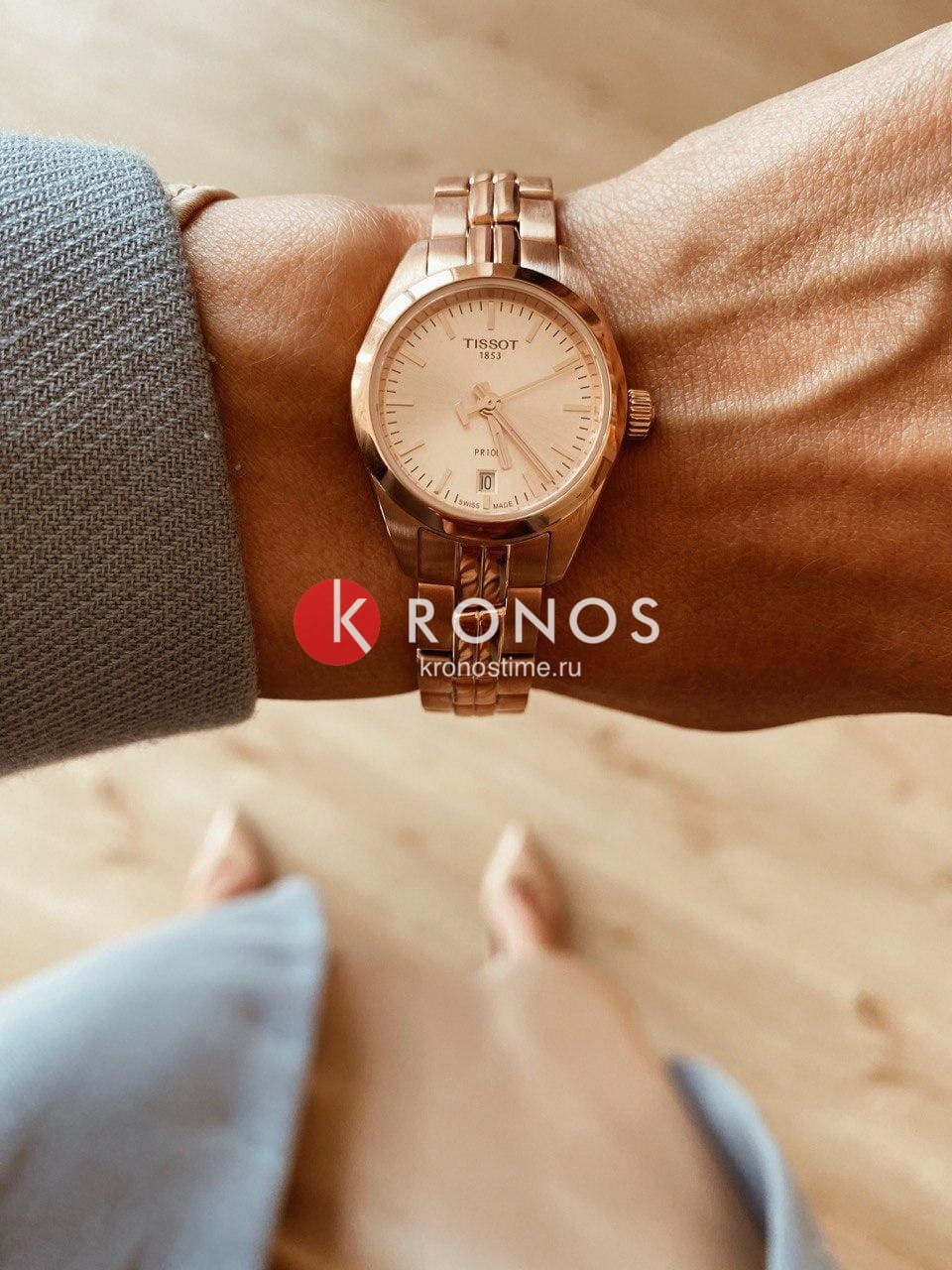 Tissot Tissot PR 100 Lady Small T101.010.33.451.00 PR 100 — детали корпуса и сталь c pvd покрытием