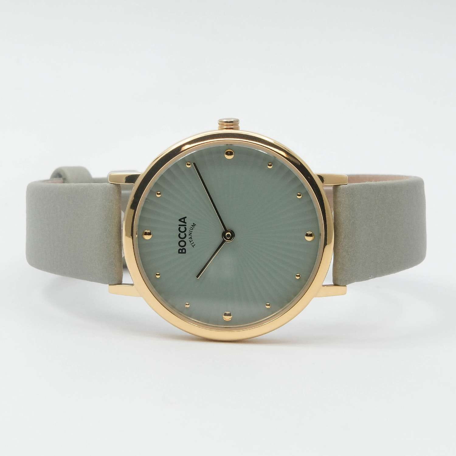 Boccia Titanium Boccia Titanium 3365-04 женские часы зеленый циферблат на запястье