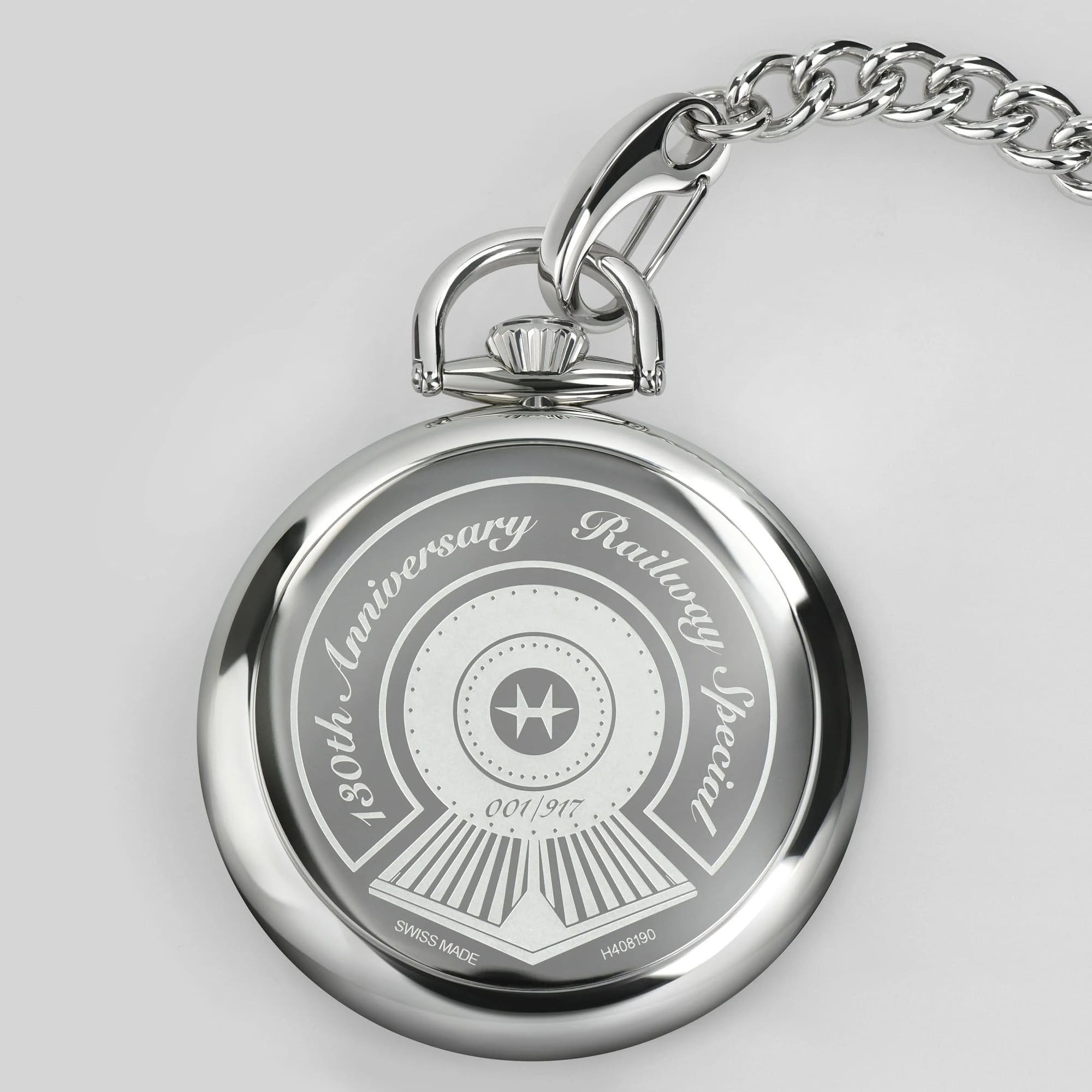 Hamilton Hamilton American Classic Railroad Pocket Watch Limited Edition H40819110 мужские часы белый циферблат на запястье