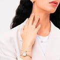 Часы Daniel Wellington Quadro Mini Lumine Bezel Rose Gold DW00100731 фото 4